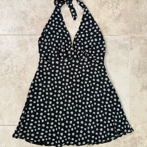 F21 Polka Dot Halter Dress